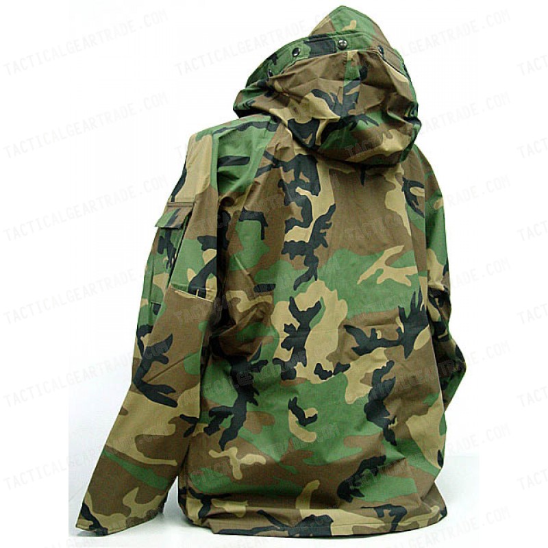 MIL-TEC US army style waterproof jacket wet weather woodland windproof  goretex | eBay