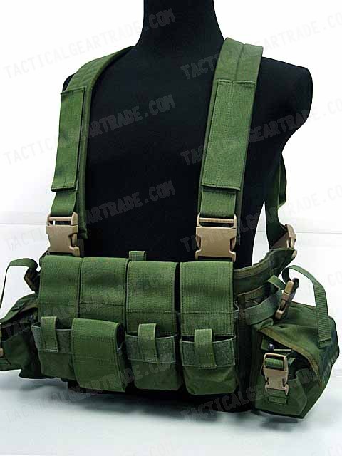 Flyye 1000D Tactical LBT 1961A Band Chest Rig Vest OD for $98.99