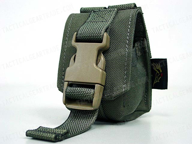 Flyye 1000D Molle Single Frag Grenade Pouch Ranger Green for