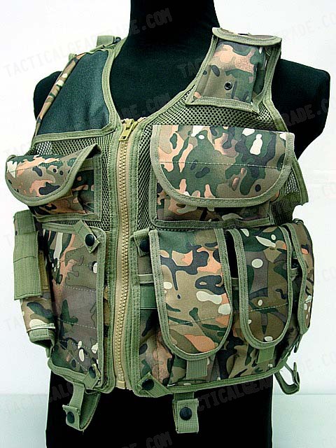 USMC Hunting Combat Tactical Vest Type B Multi Camo For $26.24