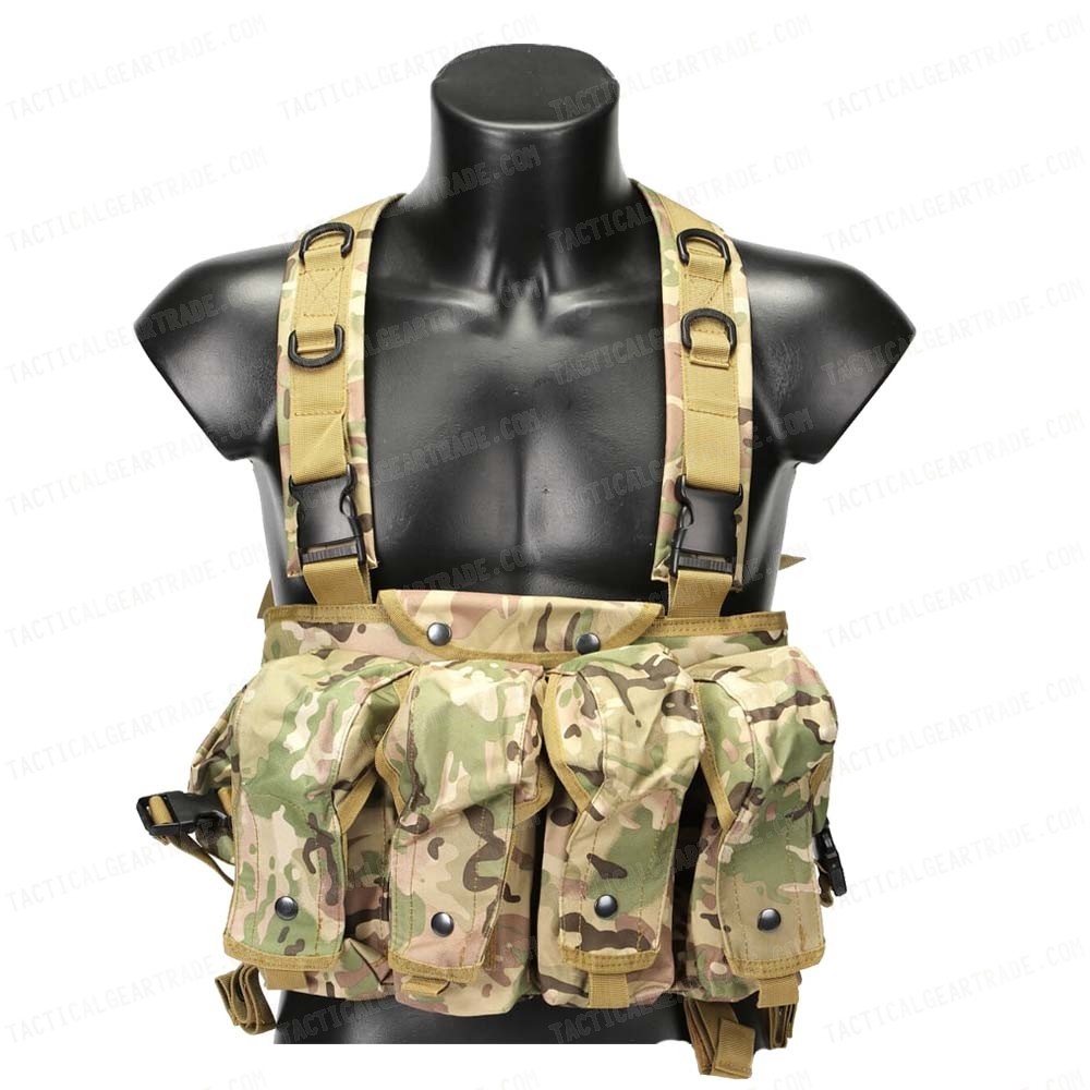 AK Magazine Chest Rig Carry Vest Multi Camo for $17.84