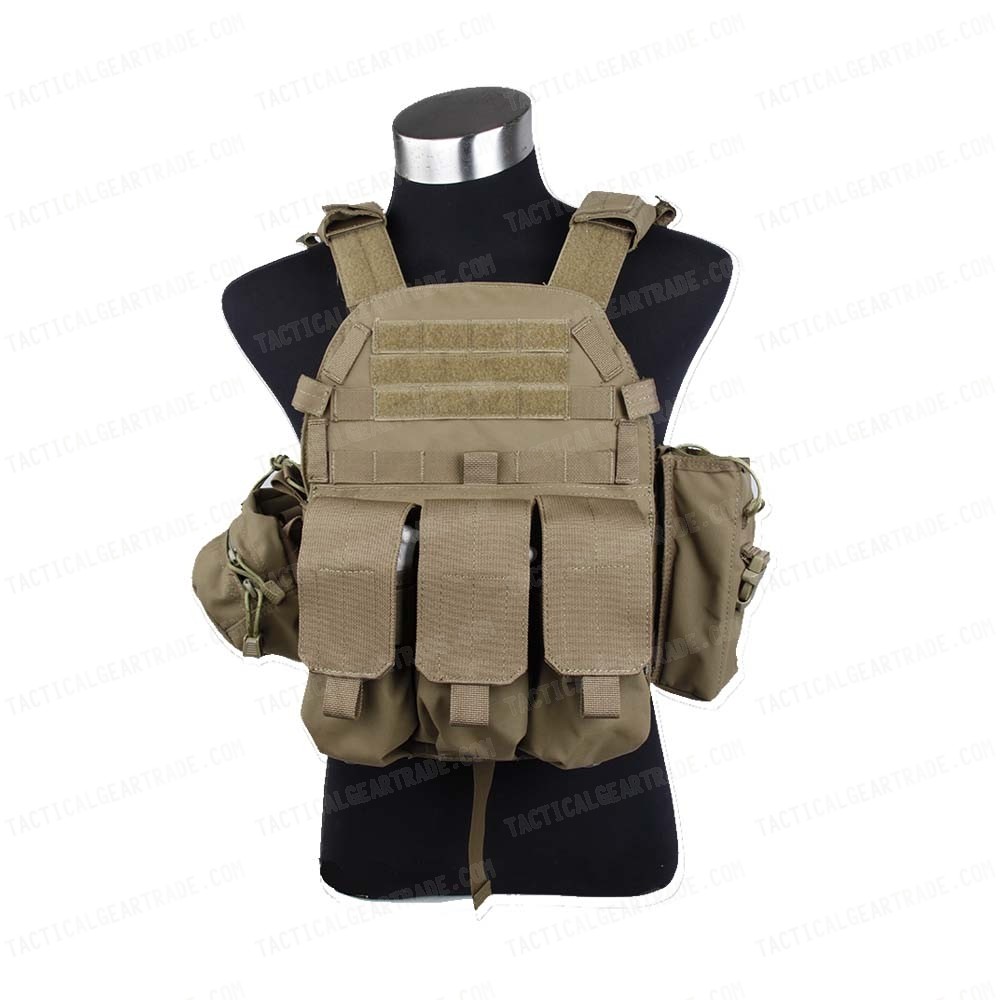 Tactical Molle Recon Plate Carrier Vest Coyote Brown for $139.99