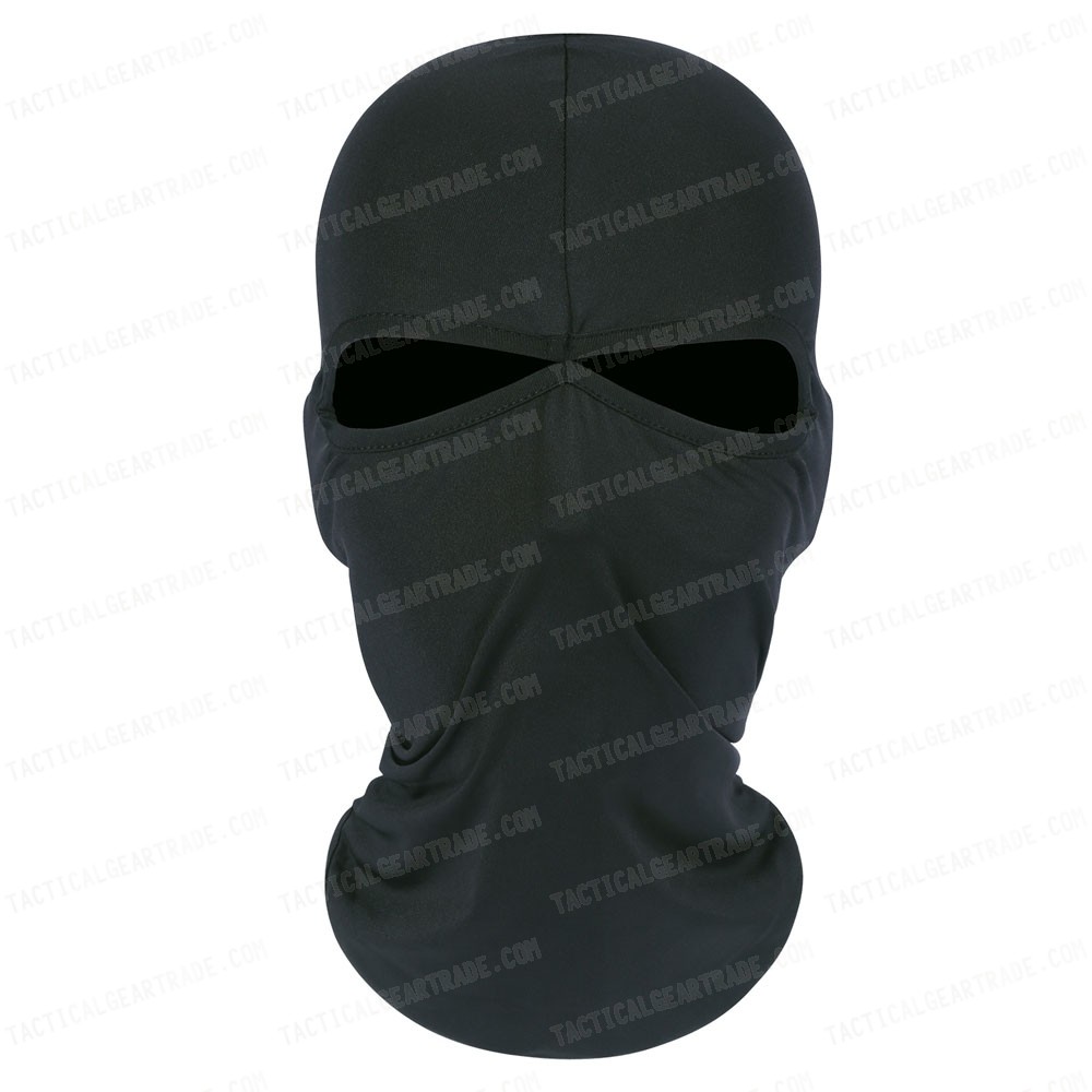 SWAT Balaclava Hood 2 Hole Head Face Mask Protector BK for $2.99