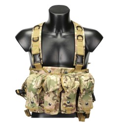 AK Magazine Chest Rig Carry Vest Coyote Brown for $17.84